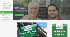Desktop Screenshot of laopcionnatural.com